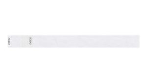 Tyvek 1" Wristbands Custom  - Detachable Stub White