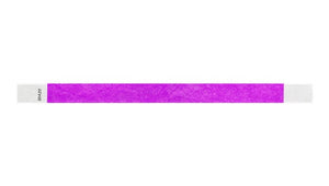 Tyvek 3/4" Wristbands - Solid Pantone Purple