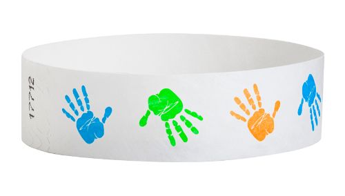 Tyvek 3/4" Wristbands -  Hands