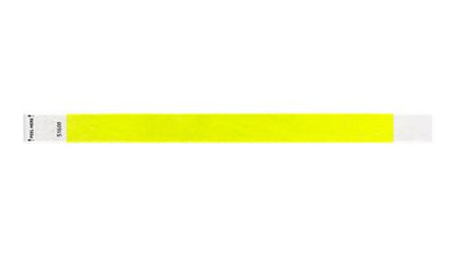 Tyvek 3/4" WRistbands - Litter Free Neon Yellow